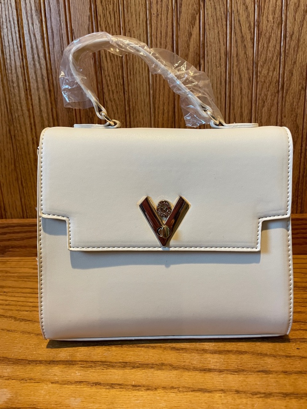 Valentino Orlandi Satchel Vegan Leather Handbag